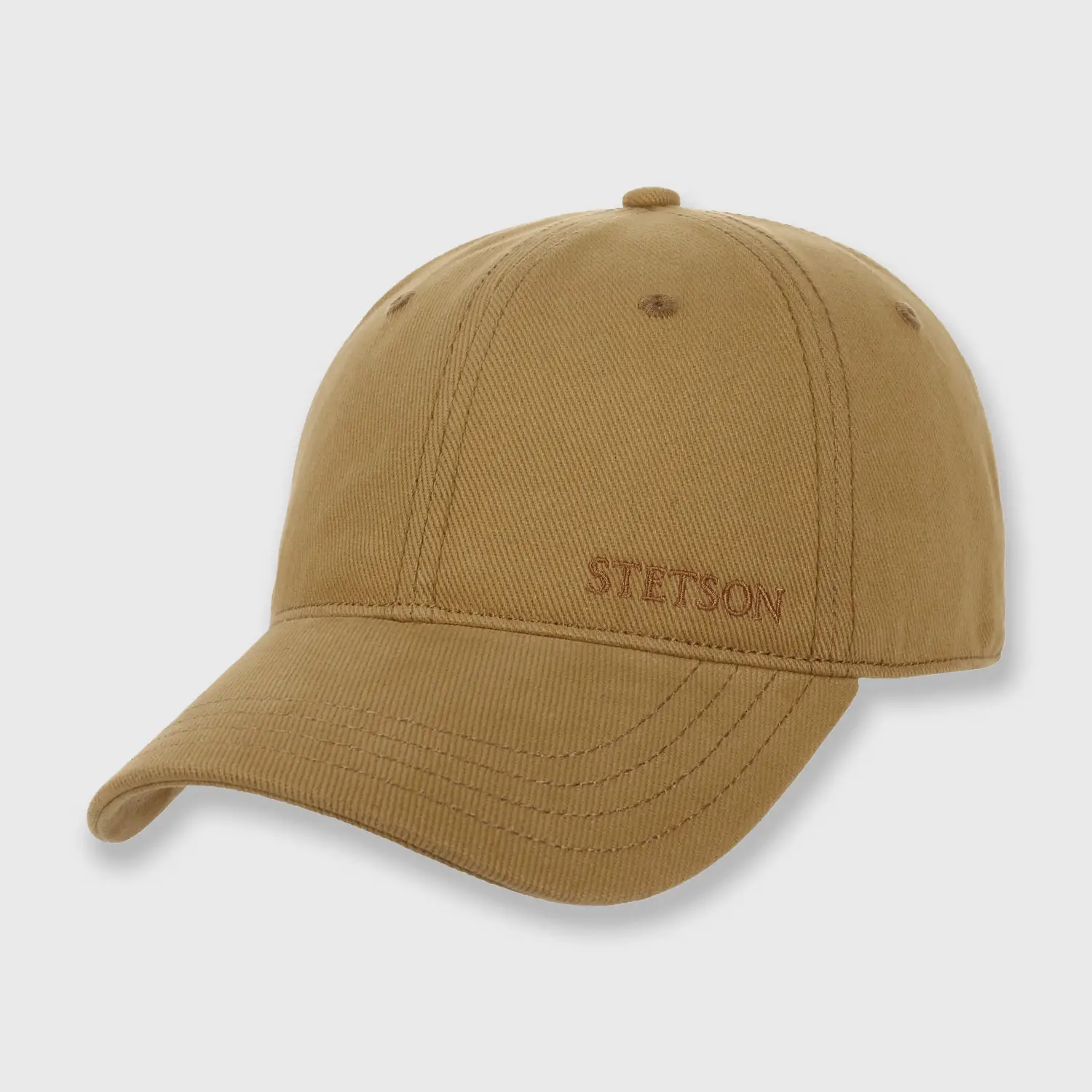 baseball pet katoen twill zand Stetson