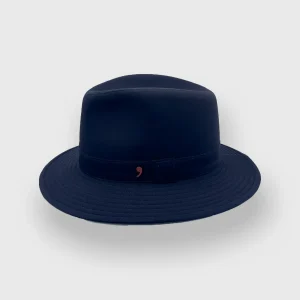"The traveller" chapeau de pluie marine Alfonso D'este
