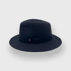 "The traveller" chapeau de pluie noir Alfonso D'este