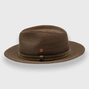 "The traveller" chapeau d'été pliable brun moka Mayser