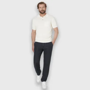 Pantalon en lin "The strutter" marine S4