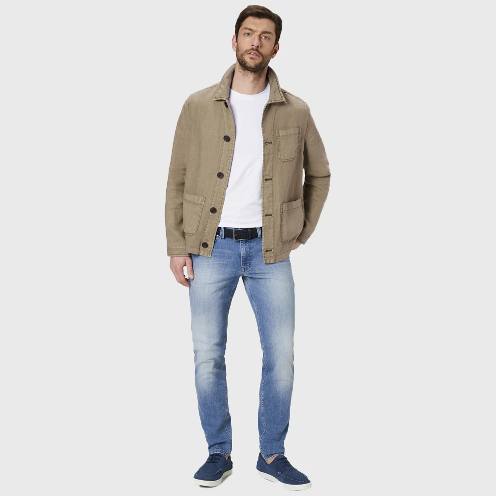 Cardigan en lin moka "Saint Tropez" S4 – Image 3