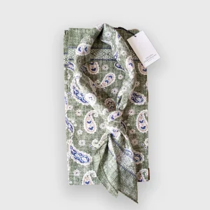 "Casanova" foulard/bandana vert clair à motif