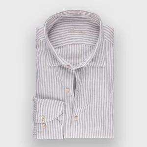 striped shirt linen