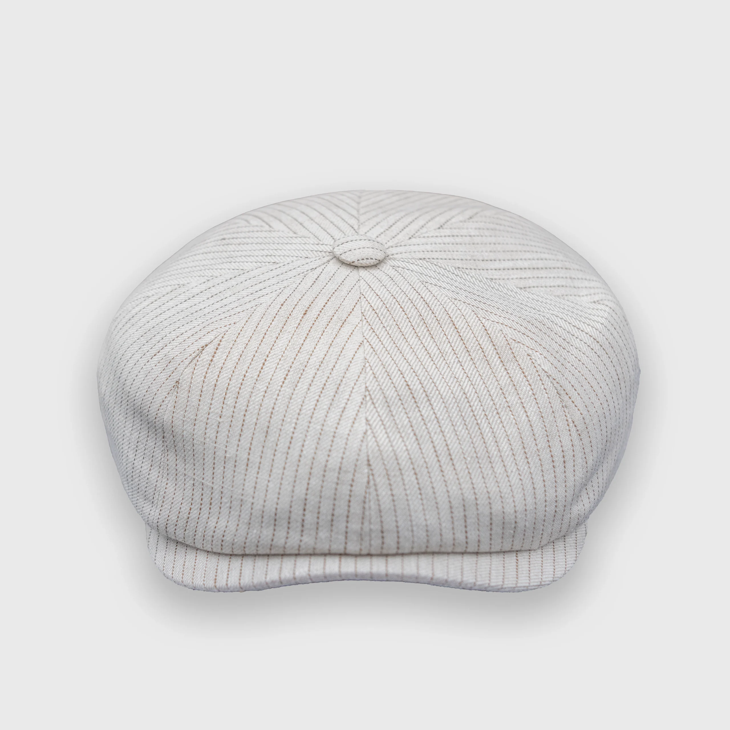 "The mechanic" cap white with stripe pattern Alfonso D. - Image 3