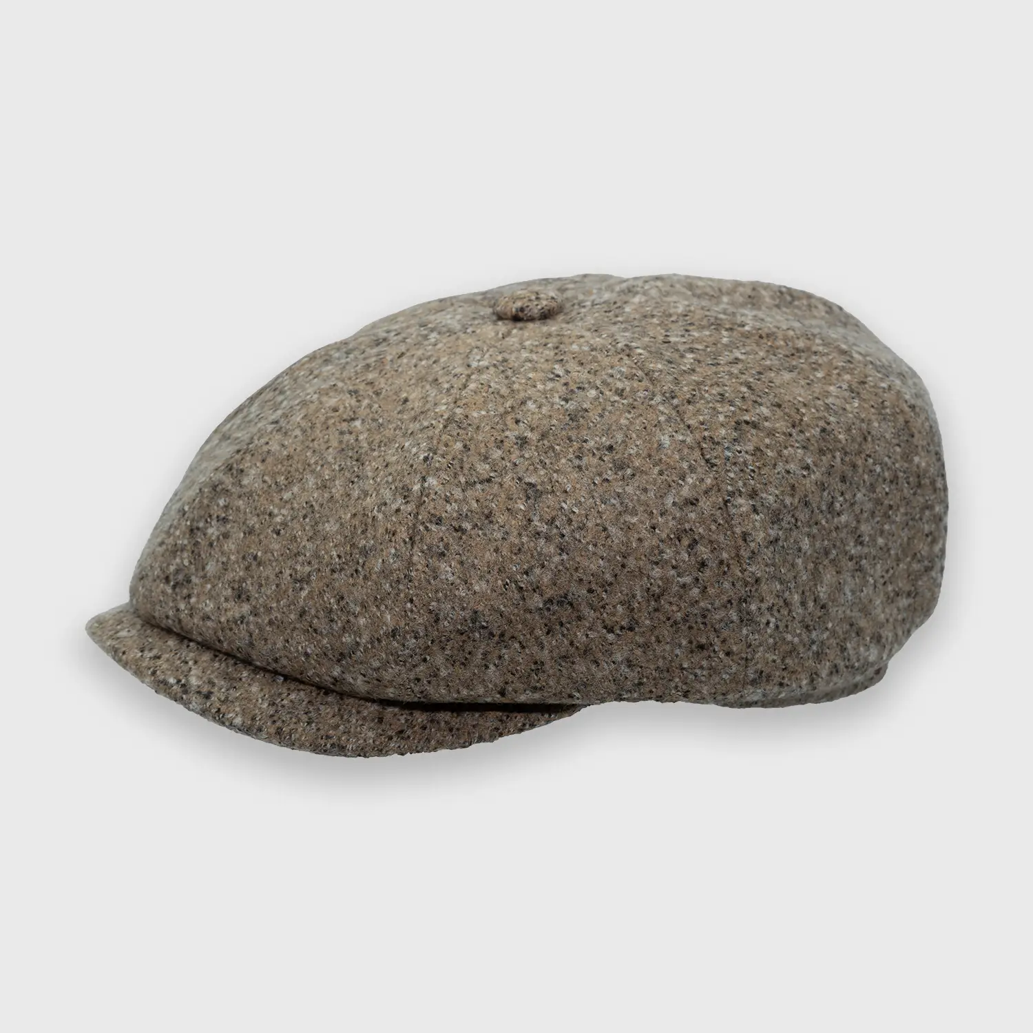 Casquette newspaper boy sable et liège de la marque Alfonso D'este sur Harbor of Men, incliné