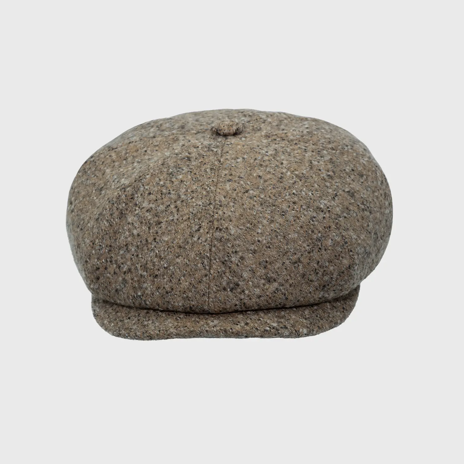 Casquette newspaper boy sable et liège de la marque Alfonso D'este sur Harbor of Men, avant