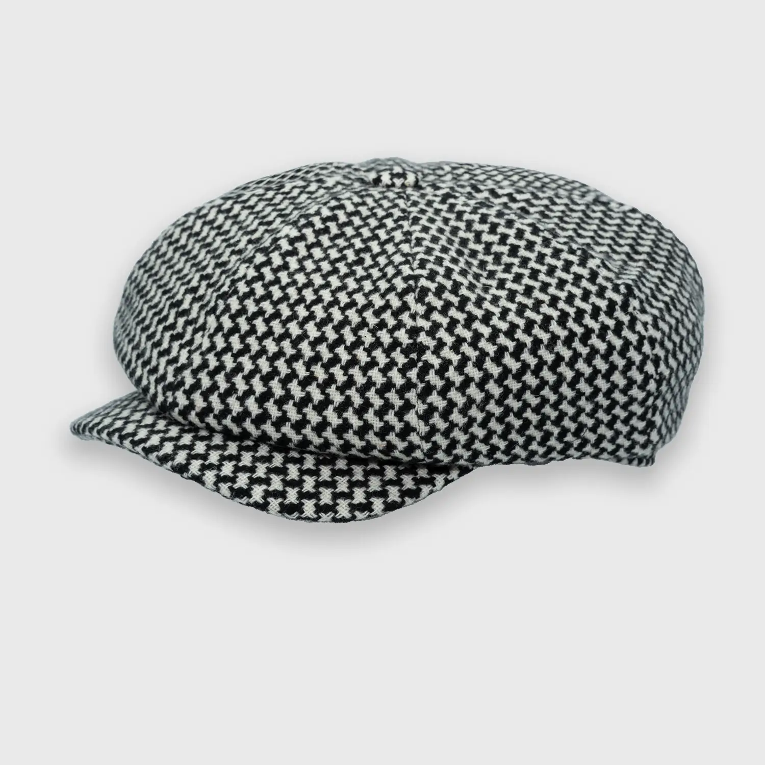Casquette newspaper boy à motif singulier de la marque Alfonso D'este sur Harbor of Men, incliné
