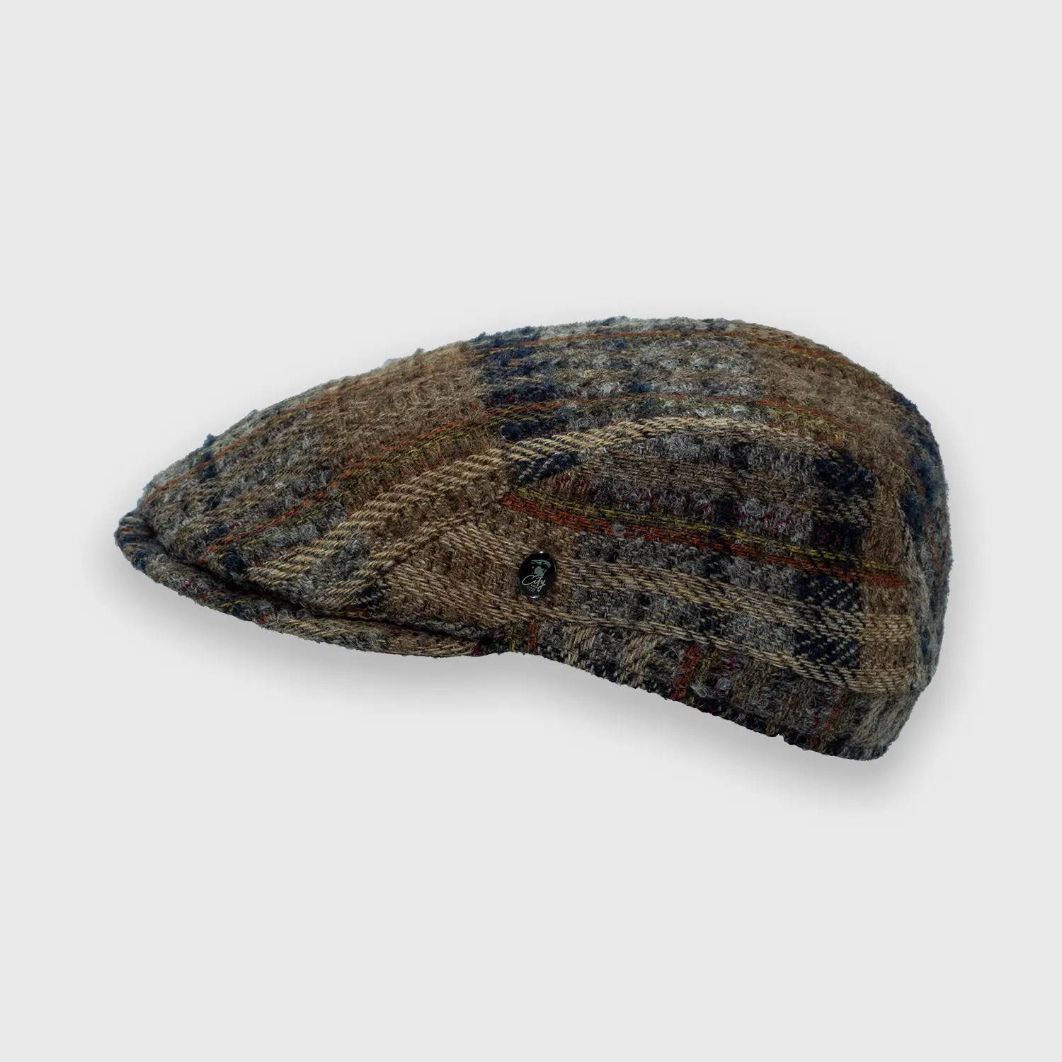 Vignette d'une casquette en tissu rustique