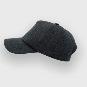 "The Pitcher" Casquette cachemire anthracite Wigéns
