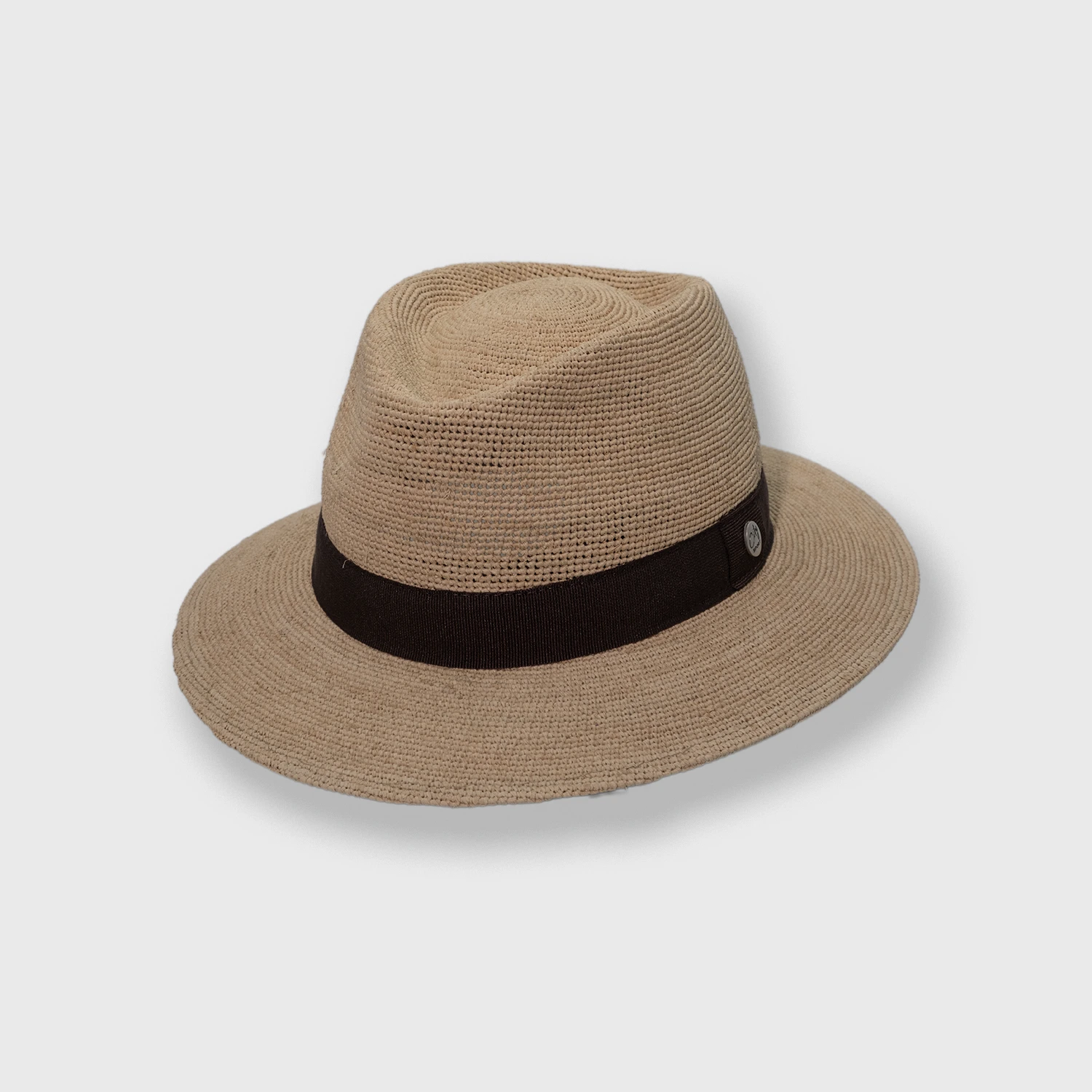 "The don" raphia crochet ruban tabac City Sport – Image 2