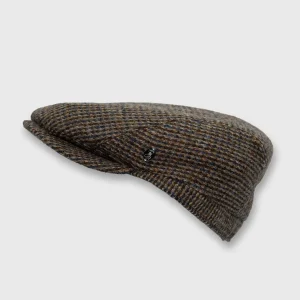 The driver Harris tweed brown faux plain, thumbnail