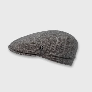 Cap in ecological merino wool with a herringbone pattern on Harbor of Men, by City Sport