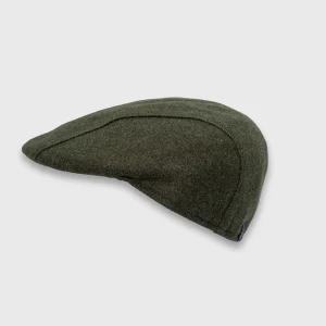 Casquette classique verte en pure laine vierge, de la marque Derby Sport, sur la boutique Harbor of Men, vignette