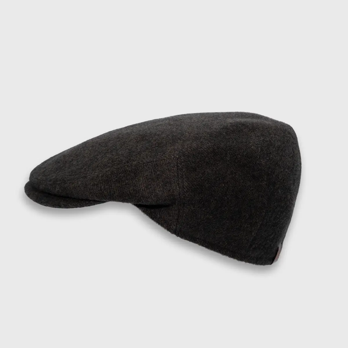 Casquette plate classique en laine, de la marque Derby Sport, brun foncé, sur la boutique Harbor of Men, vignette