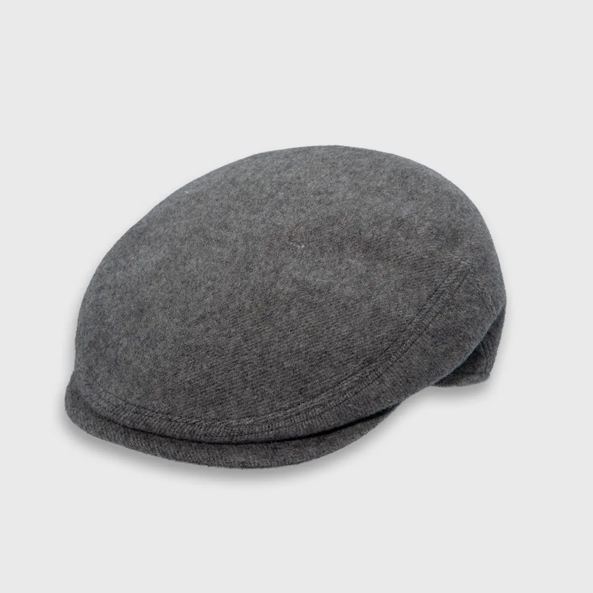 Casquette plate classique en laine, de la marque Derby Sport, gris taupe clair, sur la boutique Harbor of Men, vignette