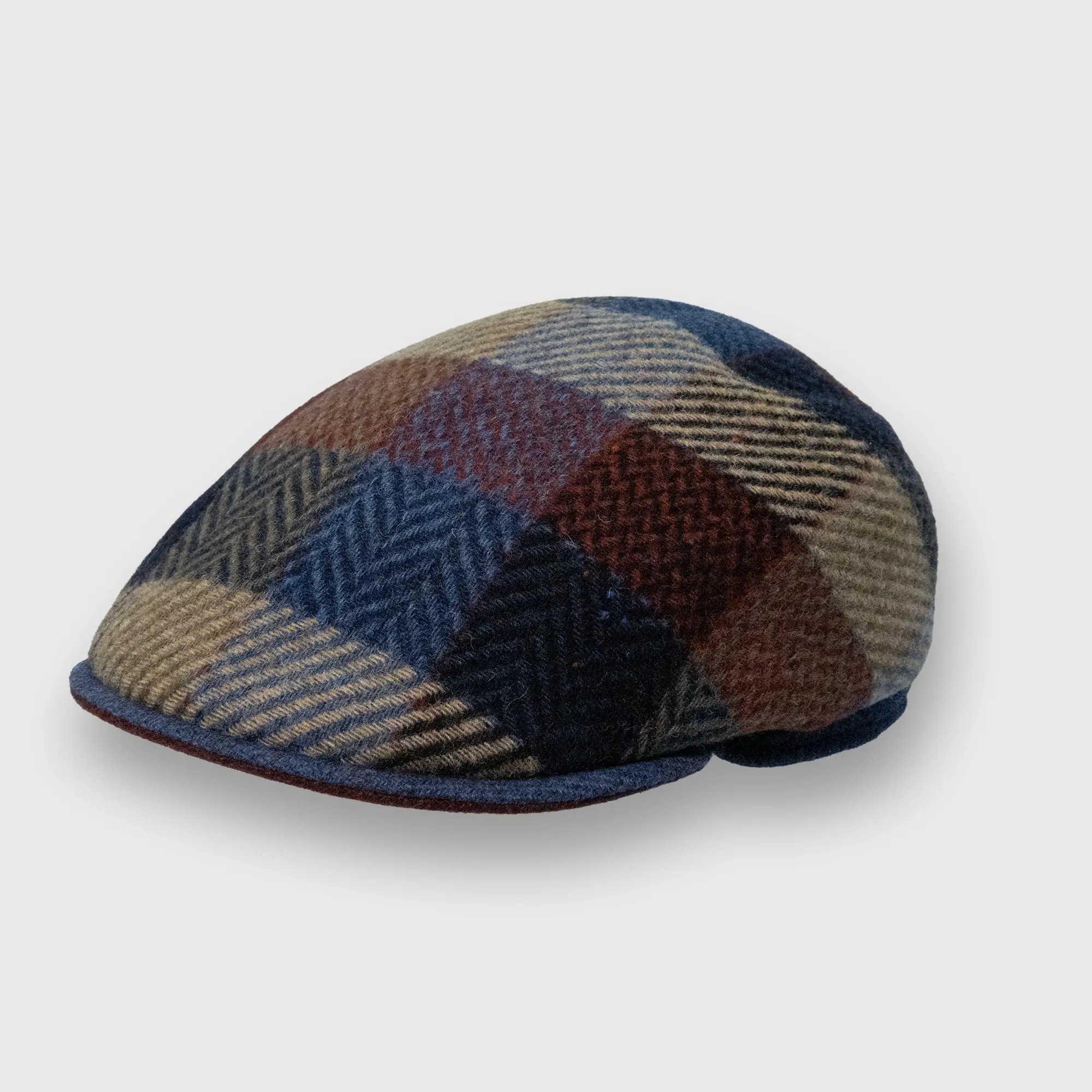 The handler patchwork laine multicolore Marone, incliné