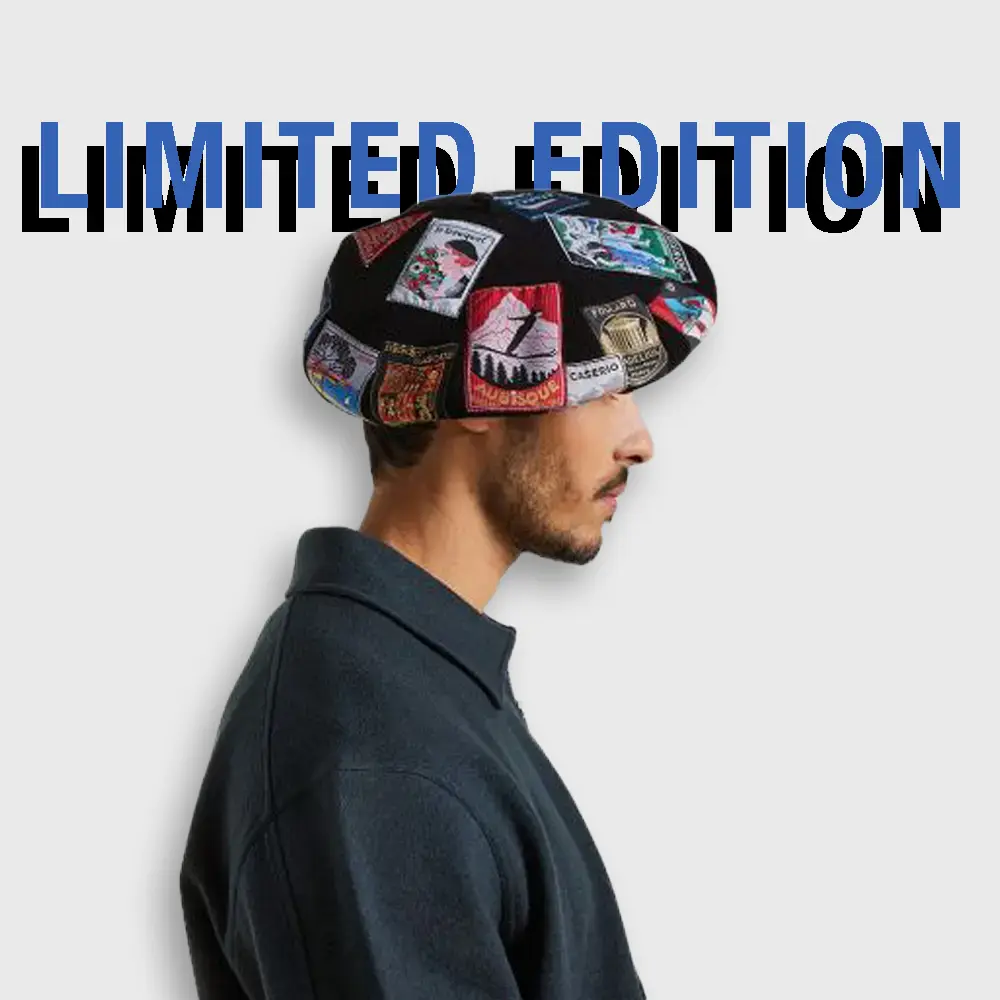 Béret Oihana édition limitée de la marque Laulhère, avec mannequin 1