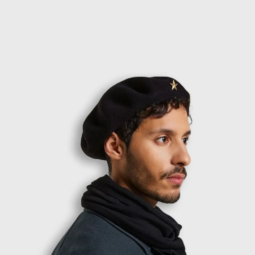 Eridan beret zwart Laulhère met model 2