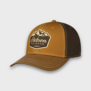 Casquette outdoor cognac en coton de la marque Stetson.