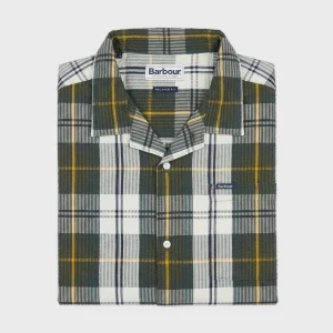 Chemise à manches courtes en tartan, de la marque Barbour.