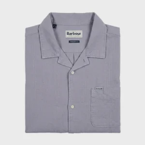 Chemise à manches courtes violet pastel, de la marque Barbour.