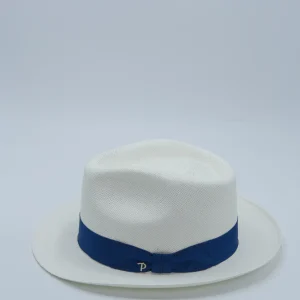 Chapeau panama à ruban bleu, de la marque Panizza.