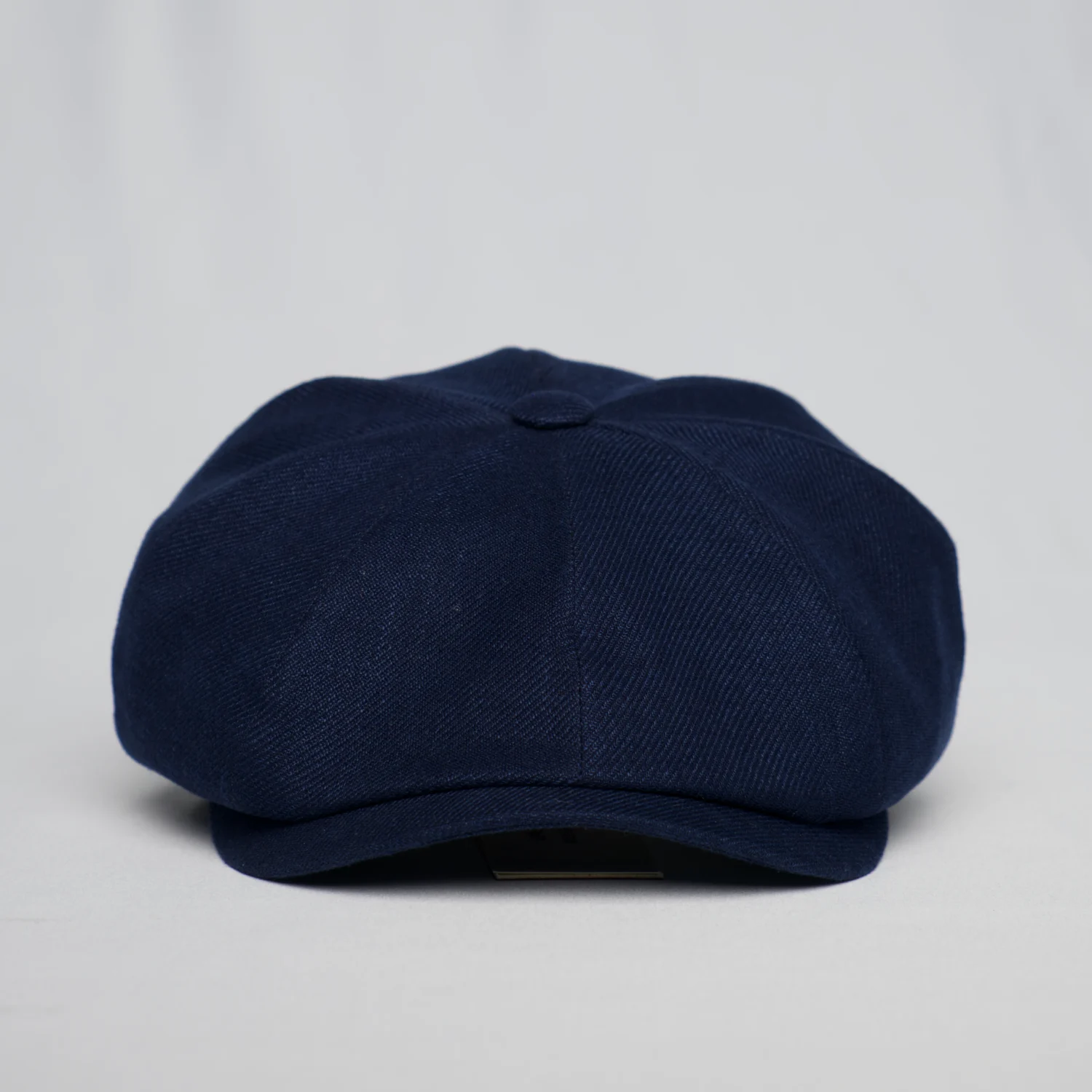 Casquette newspaper boy en laine d'été Zegna marine de la marque Alfonso D'este, photo de galerie 2