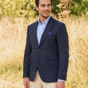 Blazer Wellington Of Bilmore bleu écossais