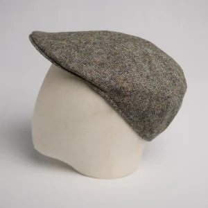Flatcap Ascot Gozer en laine mouchetée couleur sable, thumbnail